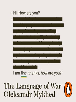 cover image of The Language of War